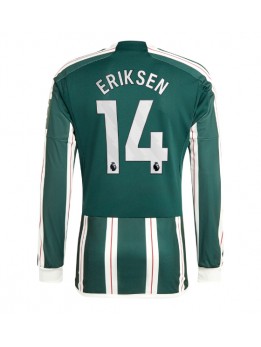 Moški Nogometna dresi replika Manchester United Christian Eriksen #14 Gostujoči 2023-24 Dolgi rokav